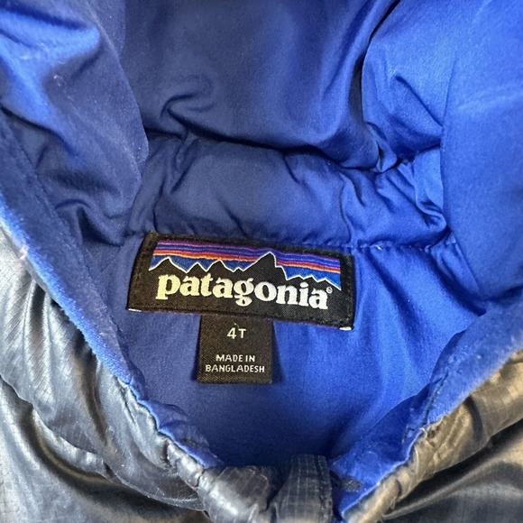 Patagonia Kids Puffer Jacket - Navy and Blue - Picture 5 of 6